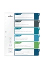 Durable, Durable Register, A4+, mehrfarbig, 1-6, 679427