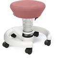 Aeris Bürohocker Swoppster, weiss/rosa, mit Rollen, 120WHWHHQ03