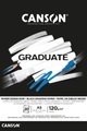 Canson Graduate Zeichenpapier, A5, 20 Blatt, schwarz, 120g, 400110385
