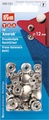 Prym Druckknopf Anorak, zum nachfüllen, silber 12 mm, Karte 10 Stk.