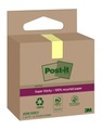 3M Post-it SuperSticky Notes, 47.6mm x 47.6mm, Recycling, gelb, 622 RSS3CY, (3 x 70 Blatt)