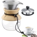 Kaffee-Bereiter mit Filter und Deckel 