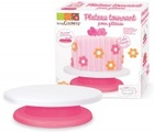 Scrapcooking - Drehteller 28 cm - Weiss und Rosa