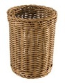 Besteck-Korb D12cm H15cm, dunkelbraun PP