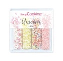 4er Set Zuckerdekors Einhorn Mix 60g