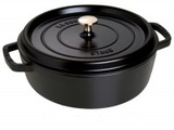 1x Topf rund Shallow schwarz 3.6 lt., 26 cm
