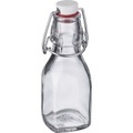 Bügelverschlussflasche eckig, 125ml