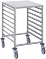 Regalwagen GN1/1, 8 Einschübe, mit Ablage, H900mm