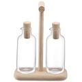 Dine Oel Essig Set Gestell Eiche 250ml L17cm B8.5cm