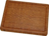 1x Schneidebrett Bambus, gross 42x40x3 cm