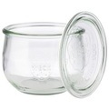 6er Set Weck-Glas m Deckel, D11cm H9cm Tulpenform 580ml