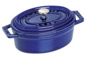 1x Topf oval dunkelblau 6.7 lt., 33cm