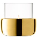 Aurum Teelicht Vase 8.5cm Clear Gold