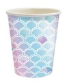 Scrapcooking - 8er-Set Becher Sirene - Blau und Hellviolett
