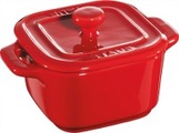 STAUB, Staub - 2-teiliges Schmortopfset mit Deckel 8 cm - Rot