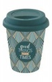 12x Coffee Mania Becher m. Deckel in GB ´´Good Times´´, 220 ml