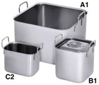Bain Marie Einsatz Serie A 24x24cm 23.5cm
