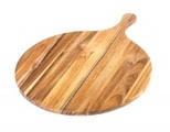 Teak Haus, Teak Atlas Brett mit Griff rund, Ø 36 x 1.4 cm