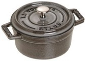 1x Topf rund mini grau 0.25 lt., 10cm