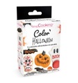 8x Farbpulver Set Halloween, 3x5g, orange, schwarz, rot