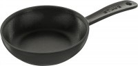 Bratpfanne 16 cm, Schwarz, Gusseisen