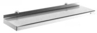 Tournus Equipment, Wandregal mit Edelstahlplatte 400x2200 mm
