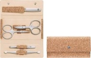 1x Druckknopf-Etui, Kork, 5-tlg.