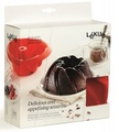 6x Backform Spiral Gugelhopf rot, 20 cm, Geschenkbox