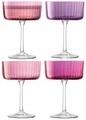4er Set Gems Champagner/Cocktail Gläser 230ml Granat assort.