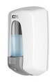 Seifen/Alcogel Spender manuell 0.9lt weiss m.Deckel Wandmont