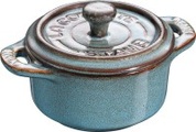 STAUB, Staub - Schmortopf mit Deckel Mini 10 cm - Blau
