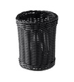 Besteck Korb D12cm H15cm, schwarz PP