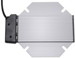 Contacto, Heizplatte, achteckig mit Energieregler 200 x 200 mm, 500 W