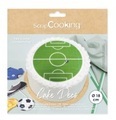 Tortenaufleger essbar aus Zuckerpapier Fussball D18cm