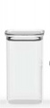 Pebbly Vorratsglas mit Glasdeckel 1.4l 11x11x20cm