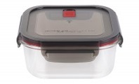 1x Gusto Glasbehälter quadratisch, 500 ml