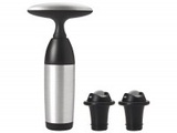 OXO, 24x Steel Vakuumpumpe mit 2 Stk. Weinverschluss