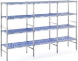 Tournus, Regal mit 4 Ebenen, Kunststoff, 3372x560x1750mm