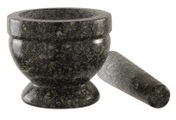 Sambonet, Mörser und Stössel, Grüner Granit, D14cm
