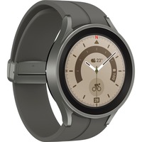 Samsung, SAMSUNG Galaxy Watch5 Pro (45 mm, Bluetooth-Version) - Smartwatch (Breite: 20 mm, -, Gray Titanium )