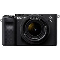 Sony, SONY Alpha 7C Body + FE 28-60 mm F4-5.6 - Systemkamera (Fotoauflösung: 24.2 MP) Schwarz