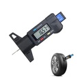 Sonstige Marke, (0-25.4mm) Auto Reifenprofil Messer KFZ Tiefenmessgerät mit LCD Display (Inkl. LR44 Batterie) - Schwarz