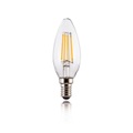 Xavax - (470LM) LED Filament Glühbirne Kerzenlampe (E14, 4W) Ersetzt 40W Warmweiss 2700K (00112668) - Transparent