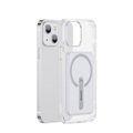 Baseus - iPhone 13 MagSafe Hardcase Hülle + Kickstand Aufsteller - Transparent