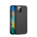 Dux Ducis - iPhone 14 Plus MagSafe Hardcase Leder Hülle Back Case - Schwarz