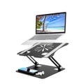 Sonstige Marke, Faltbare Multi-Winkel Desktop Halterung Alu Ständer für Laptop / MacBook / Tablet (10