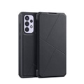 Dux Ducis - Samsung Galaxy A33 5G Magnet Flip Wallet Cover Leder Tasche Geometrisches Design - Schwarz