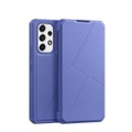 Dux Ducis - Samsung Galaxy A53 5G Magnet Flip Wallet Cover Leder Tasche Geometrisches Design - Blau