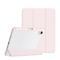 Dux Ducis - iPad Mini 6 (2021) Leder Tasche Smart Cover Schutzhülle + Apple Pencil Halter - Rosa