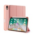 Dux Ducis - iPad Mini 6 (2021) Tasche Smart Cover Hülle Stoff Design mit Apple Pencil Halterung - Rosa